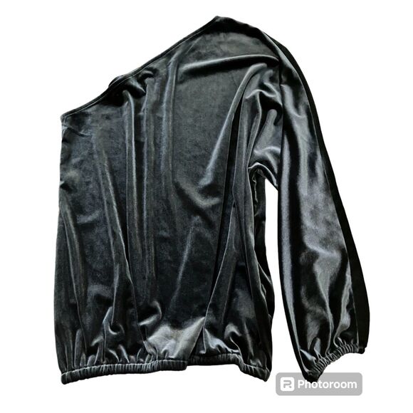 NWT World Market velour one sleeve pullover top - Picture 1 of 9